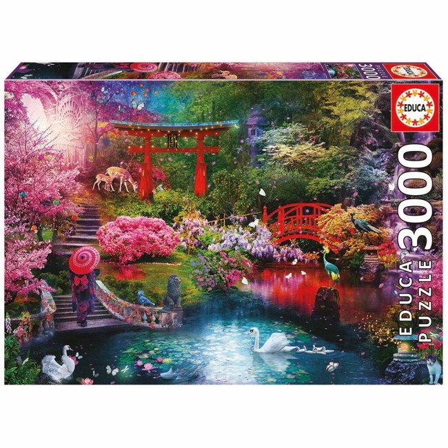 Educa - 3000 Pcs - Japanese Garden Puzzle (80-19282)