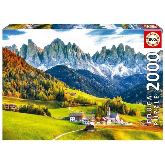 Educa - 2000 pcs - Autumn In The Dolomites Puzzle (80-19566)