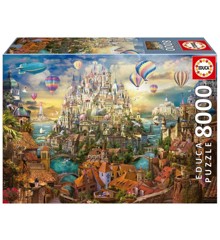 Educa - 8000 pcs - Dream Town Puzzle (80-19570)