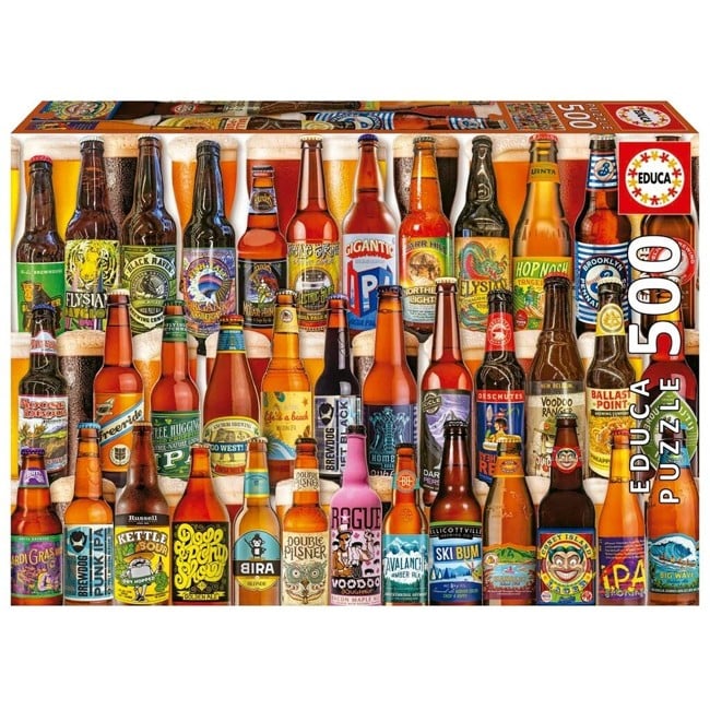 Educa - 500 pcs - Craft Beers puzzle ( 80-19610)