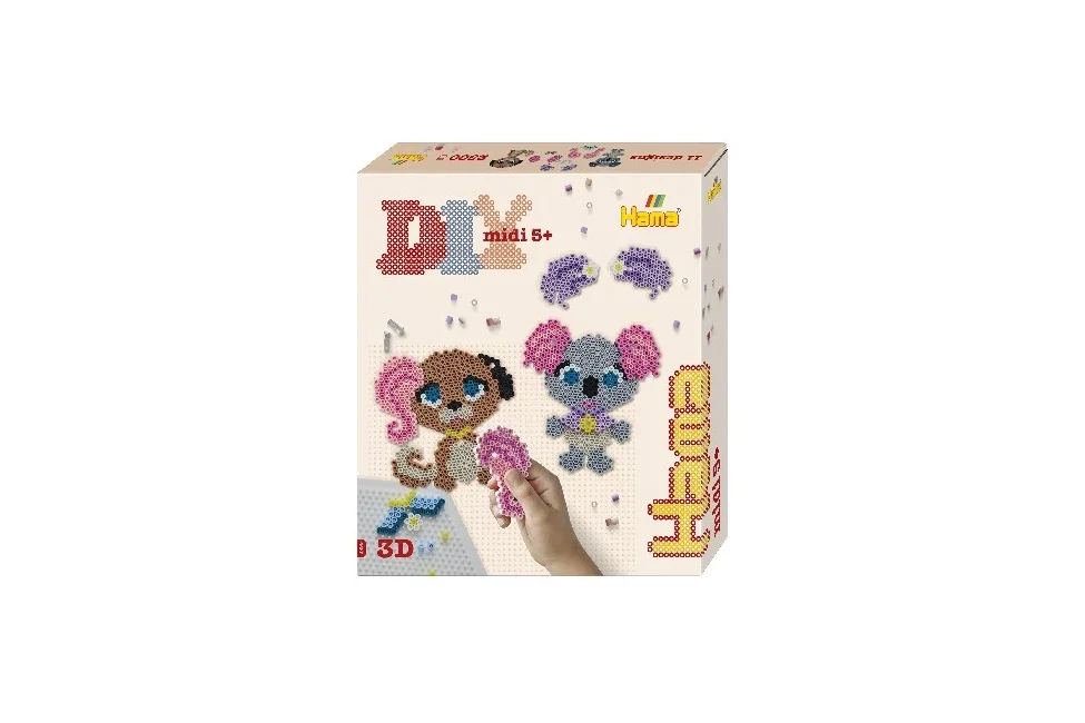 Hama - Midi gift box Animal salon (383255)