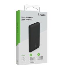 Belkin - Power Bank w/USB-C 10.000 mAh 15W, Black