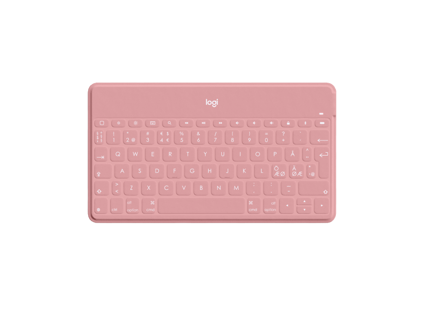 Logitech - Keys-To-Go - Pink (Nordic)