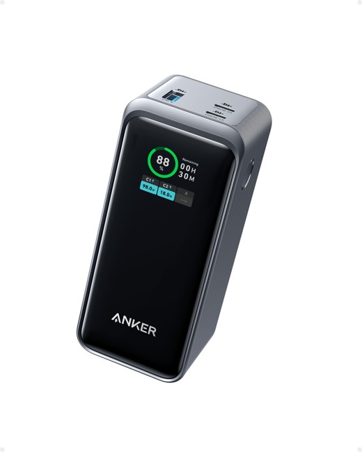 Anker - Prime 20.000mAh Power Bank (200W), Schwarz