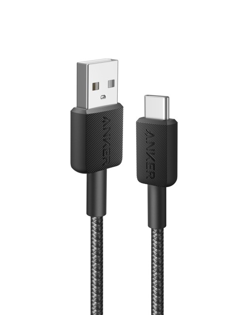 Anker - 322 USB-A auf USB-C Kabel (3ft Geflochten)