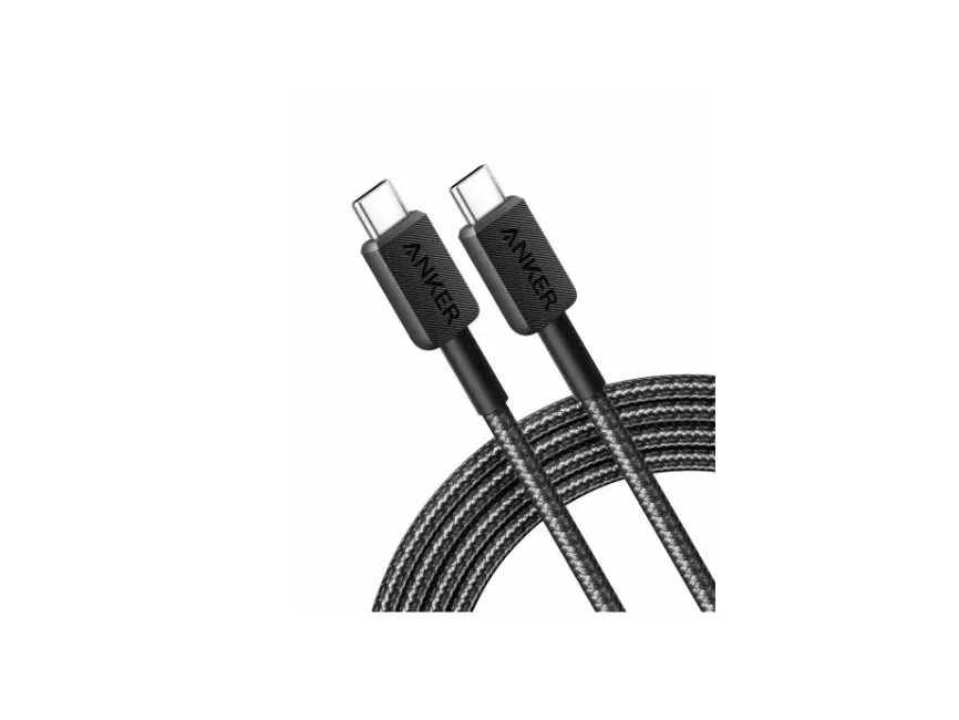 Anker - 310 - USB-C to USB-C Cable - 1.8 Meter, 240W Braided - Black