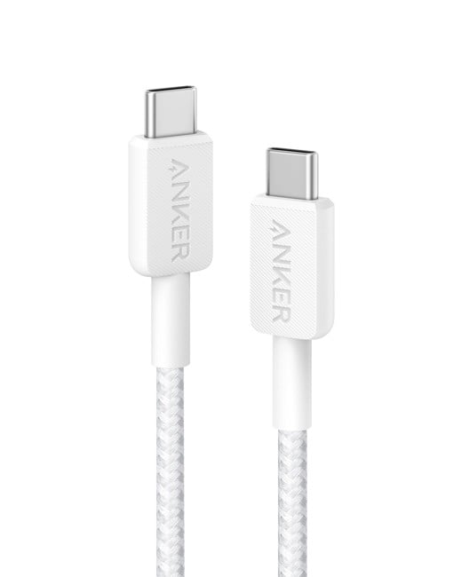 Anker - 322 USB-C til USB-C kabel (0,9M flettet) 60W