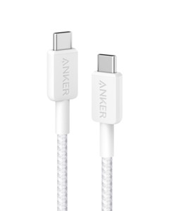 Anker - 322 USB-C till USB-C kabel (0,9M flätad) 60W