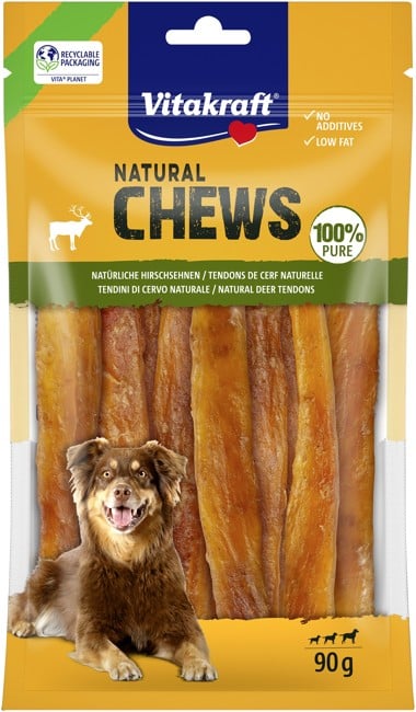 Vitakraft - NATURAL CHEWS deer tendons for dogs 90g (58280)