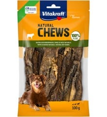 Vitakraft - NATURAL CHEWS Naturlig oksekallun tørret hundesnack 100 g