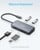 Anker - Media Hub - PowerExpand 5-i-1 USB-C - Grå thumbnail-9