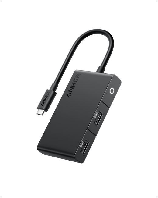 Anker - 332 USB-C Hub (5-i-1, 4K HDMI), Sort