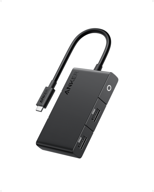 Anker - 332 USB-C Hub (5-in-1, 4K HDMI), Black