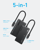 Anker - 332 USB-C Hub (5-in-1, 4K HDMI), Musta thumbnail-6