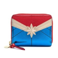 Loungefly - Captain Marvel Classic Cosplay Zip Around Wallet