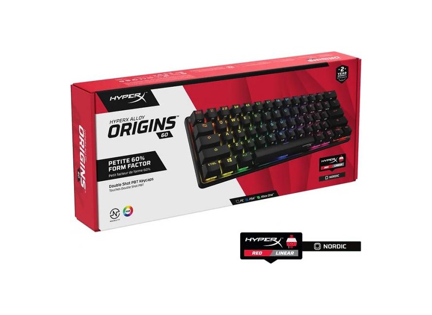 HyperX Alloy Origins 60 - Gaming Tangentbord