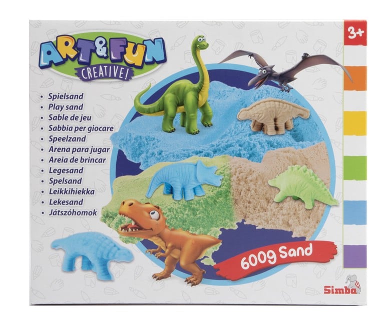 Art & Fun - Krea Sand Dinosaur sæt