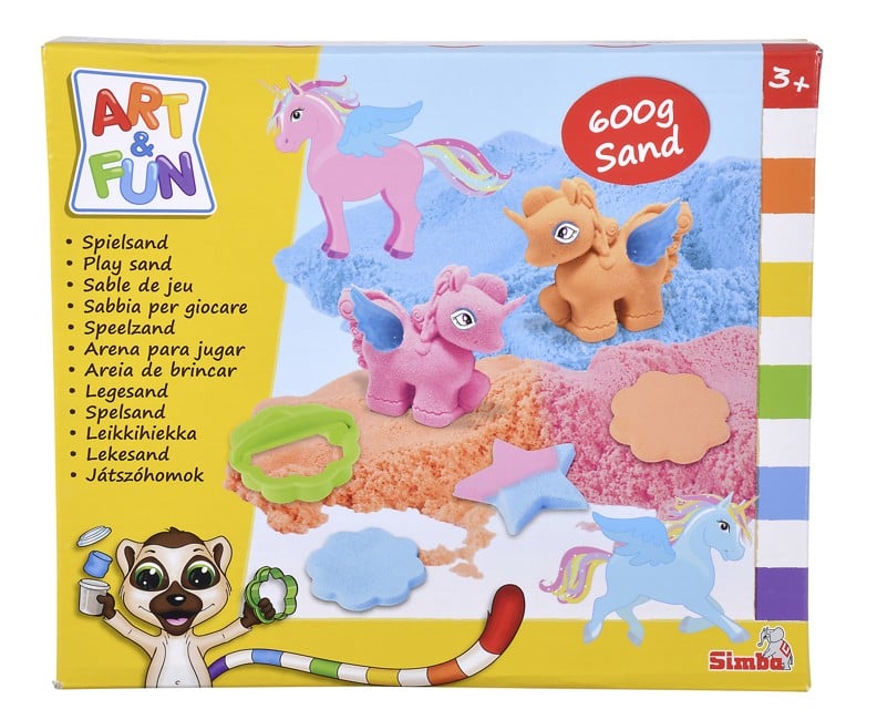 Art & Fun - Krea Sand Enhjørninge sæt