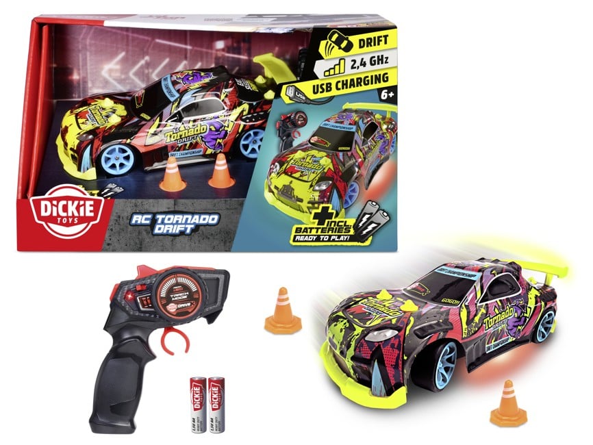 Dickie Toys - Tornado Drift - Fjernstyret bil