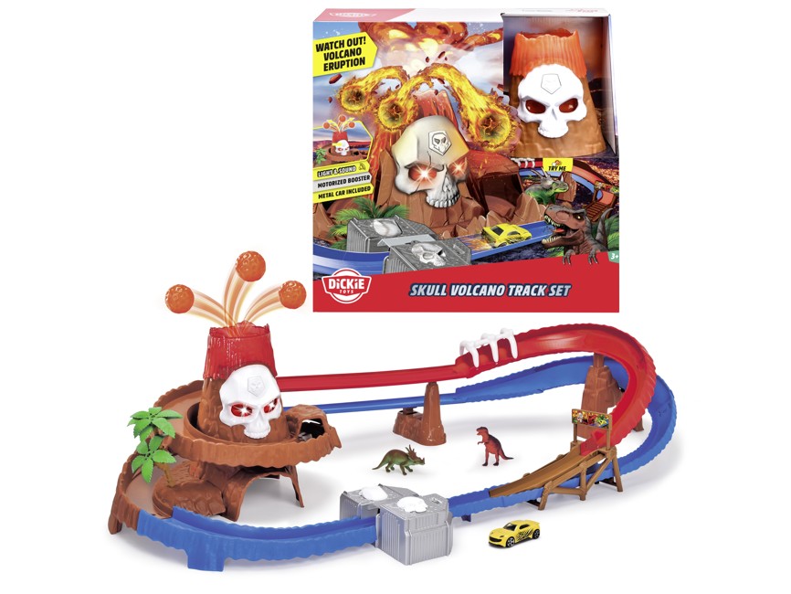 Dickie Toys - Skull Vulcano Track Set (203336000)