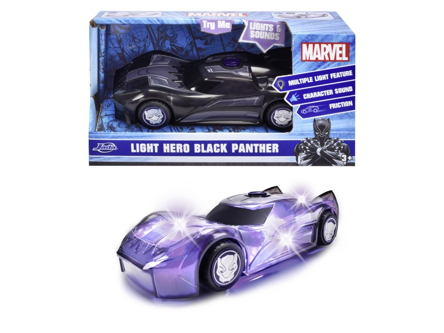 Dickie Toys - Marvel Light Hero Black Panther 1:32 (203222004)