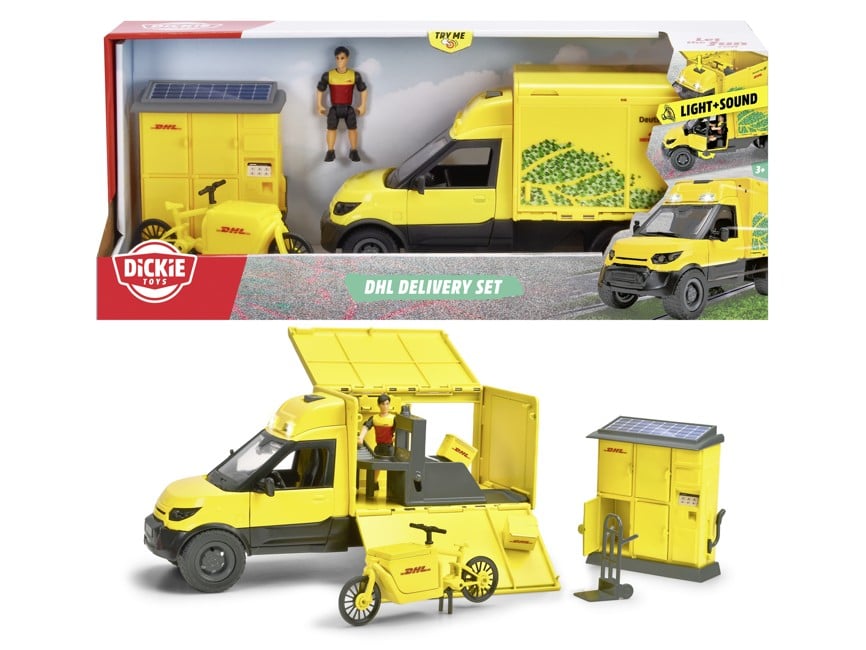 Dickie Toys - DHL Delivery Set (203747020)