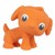 PLAYGRO - Eco Play Natural Rubber Pooky Puppy- Orange (10188822) thumbnail-1