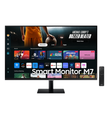 Samsung - Smart M7 32” 4K VA 3840 x 2160 60Hz, 4ms, USB HUB 2 x HDMI, USB-C PD 65W Tilt