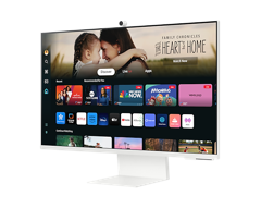 Samsung - Smart Monitor M8 32” 4K VA 3840 x 2160 60Hz, 4ms, USB HUB, web-cam HDMI, USB-C PD 65W Tilt