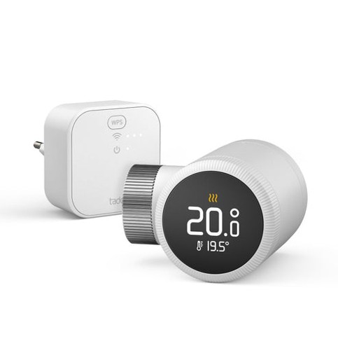 Tado Smart Radiatortermostat X – Startpaket med Bridge X & 6 Ventiladaptrar – Vit