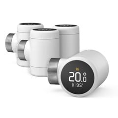 Tado Smart Radiatortermostat X – Quattro-pakke, 4x Tilleggstermostater (Bridge X kreves) – Hvit
