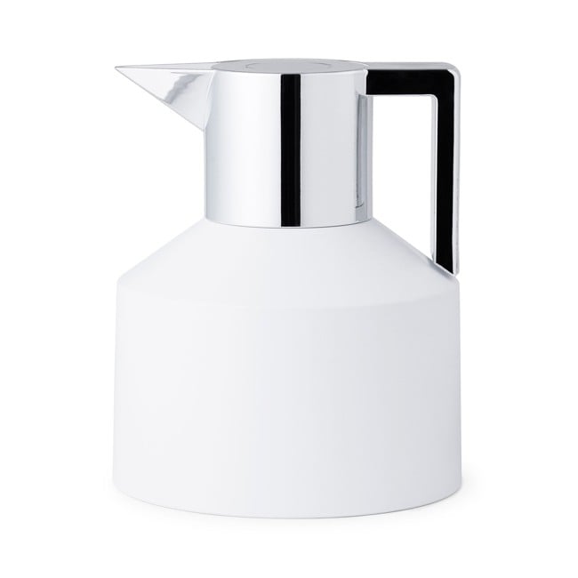 ​Normann Copenhagen - Geo Vacuum Jug - White/Silver