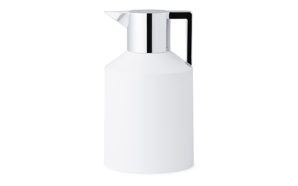 Normann Copenhagen - Geo Termokande 1,5L - Hvid/Sølv