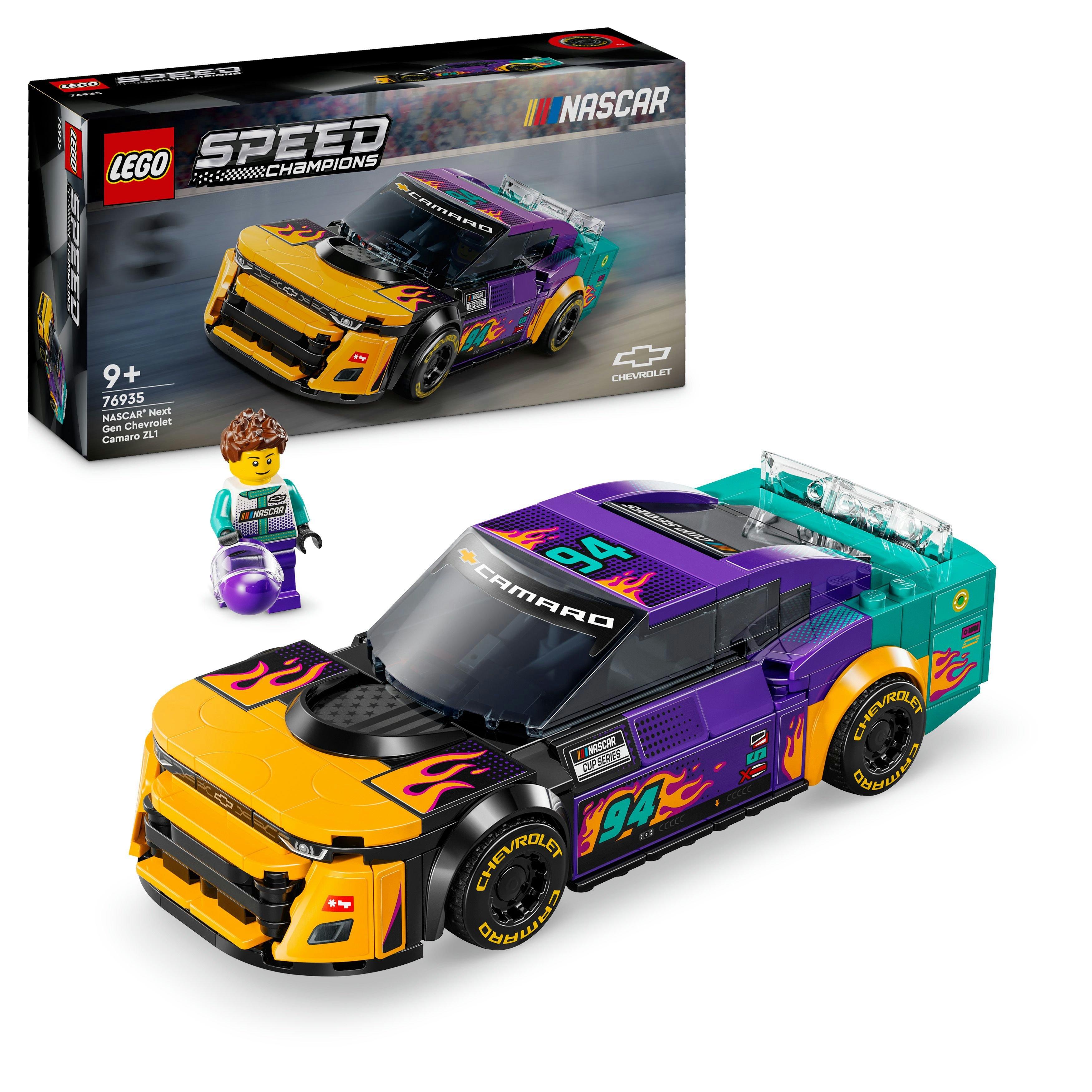 LEGO Speed Champions 76935 NASCAR Next Gen Chevrolet Camaro ZL1