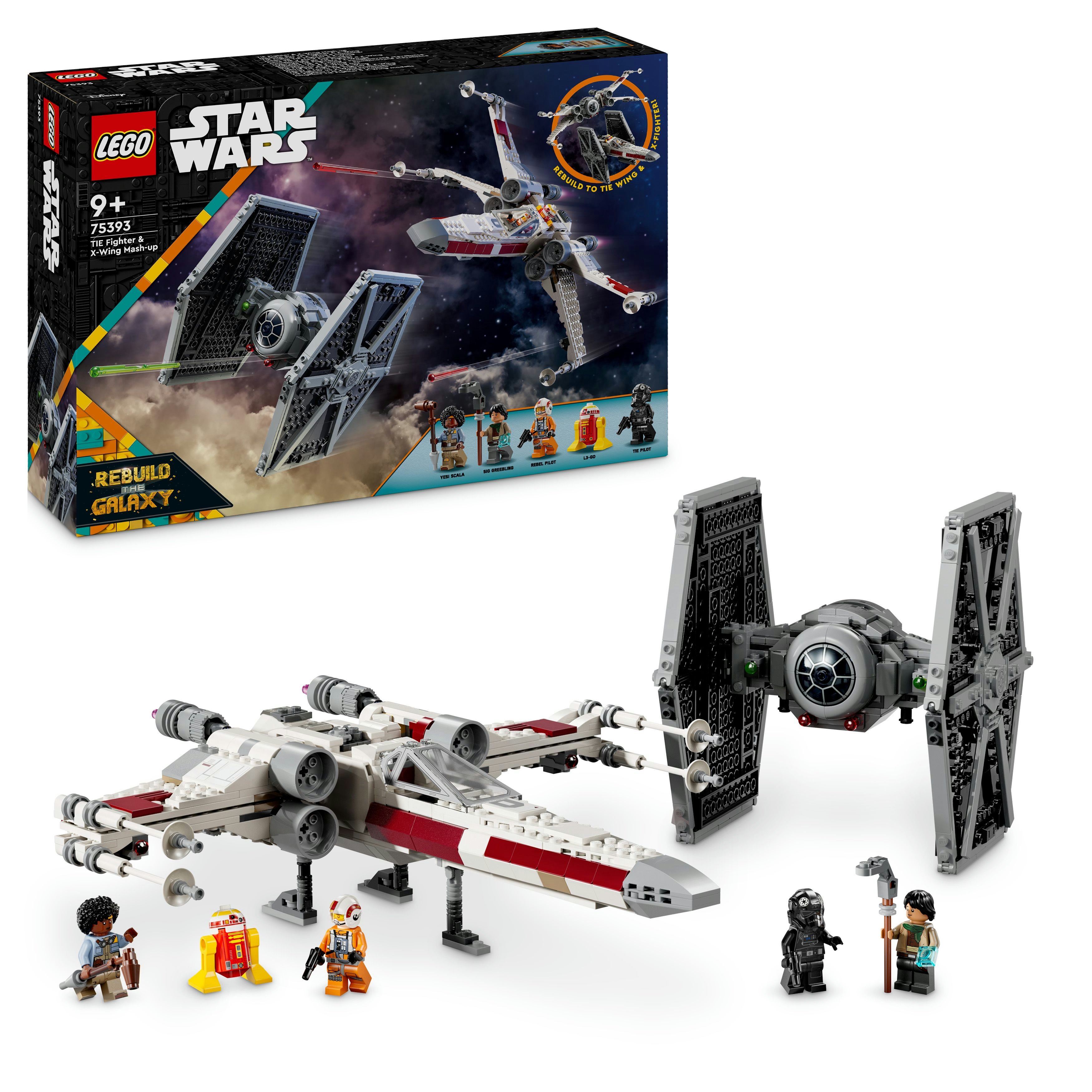 75393 TIE Fighter & X-Wing Mash-up Archives - Jay's Brick Blog