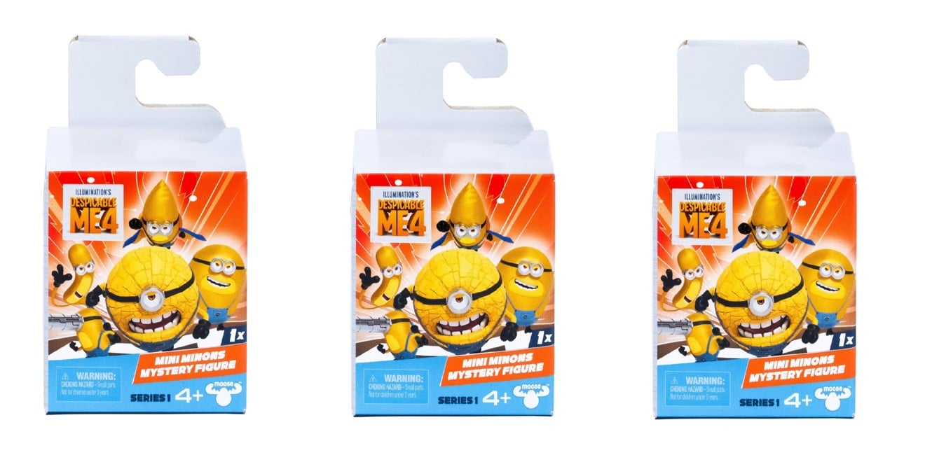 Despicable Me 4 - 3x Mini Mayhem Figures 5 cm - Blind boxes  (20323)