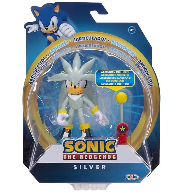 Sonic - 4" Articulated Figure - Silver Sonic (423054)