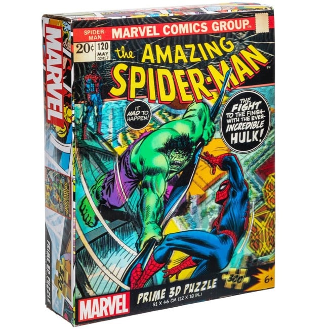 Marvel - 3D-puslespil 300 brikker Spiderman-tegneserie