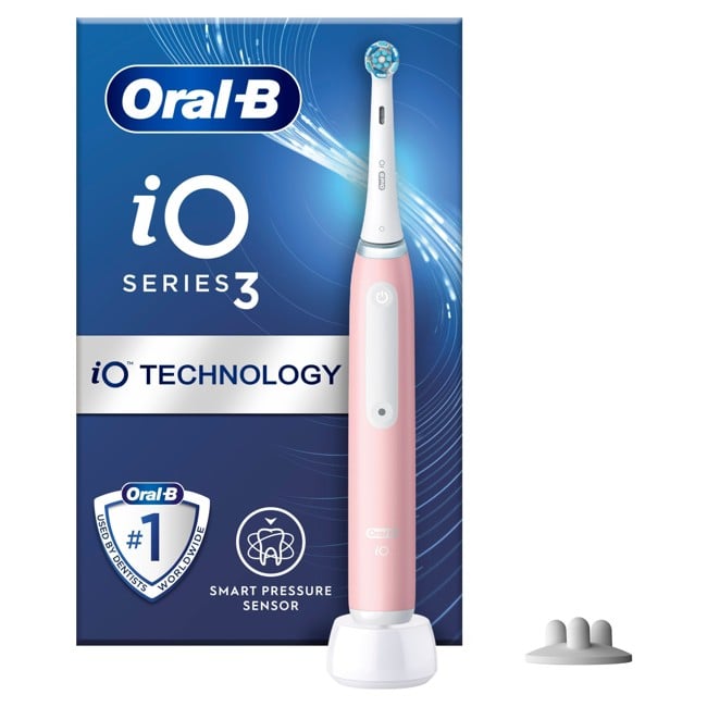 Oral-B - iO3S Blush Pink Electric Toothbrush