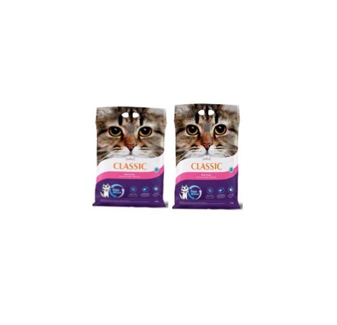 Intersand - 2 x Catlitter Extreme Classic Baby Powder 14kg - (18014)