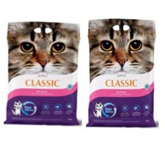 Intersand - 2 x Catlitter Extreme Classic Baby Powder 14kg - (18014)