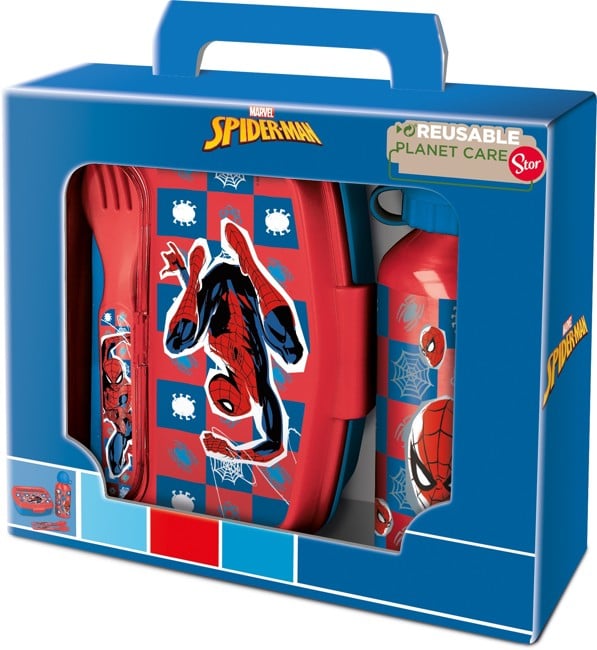 Stor - Lunch Set - Spiderman (088808704-74763)