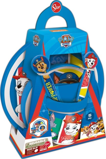 Stor - Non Slip Lunch Set - Paw Patrol (088808705-74681)