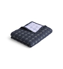 HAY - Mega Dot Organic Bed cover W235 x L245 Midnight blue