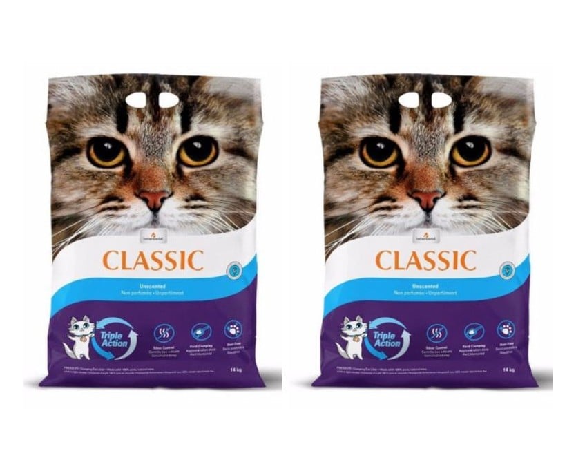 Intersand - 2 x Catlitter Extreme Classic Odour Neutral 14kg