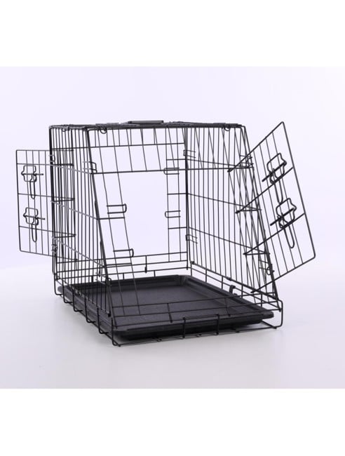 Nordic Paws - Sloping Wire cage black, M 77,5x48,5x55,5cm - (540058528018)