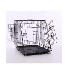 Nordic Paws - Sloping Wire cage black, L 92,5x57,5x64cm - (540058523580)