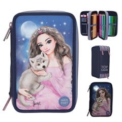 TOPModel - Triple Pencil Case LED WOLF ( 0413150 )