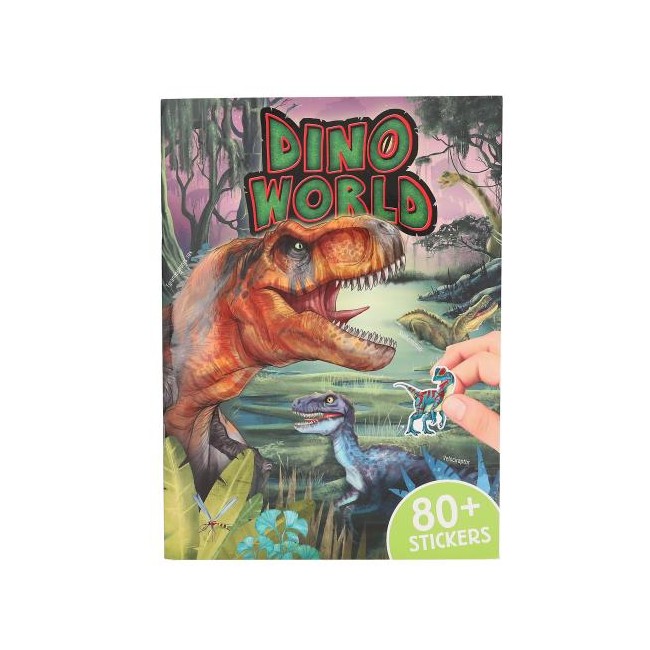 Dino World - Pysselbok m. puffy stickers ( 0413207 )