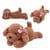 TOPModel-  Plush Dog 24 cm FLORAL ( 0413173 ) thumbnail-2